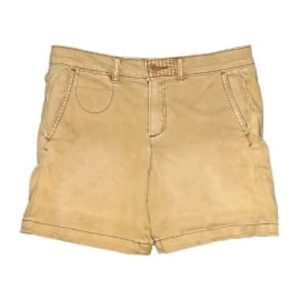 Anthropologie Chino Yellow high waist Shorts women’s size 25